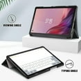 thumbnail image 6 of elitegadget Case for Nook 9" Lenovo Tablet (2024) / Lenovo Tab M9 (TB-310FU, 2023 Released) 9 Inch Display Tablet - Slim Lightweight Trifold Shell Stand Cover Case + 1 Random Stylus (Black), 6 of 6