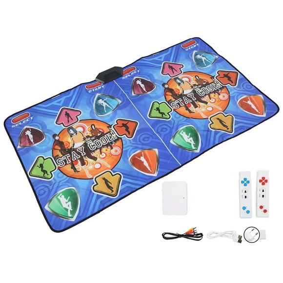 Electronic Dance Mat,High Definition Dance Mat High Definition Dancing Mat Double Players Dance Mat High-Intensity Output