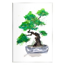 Casual Blooming Bonsai Tree Botanical & Floral Graphic Art Unframed Art Print Wall Art
