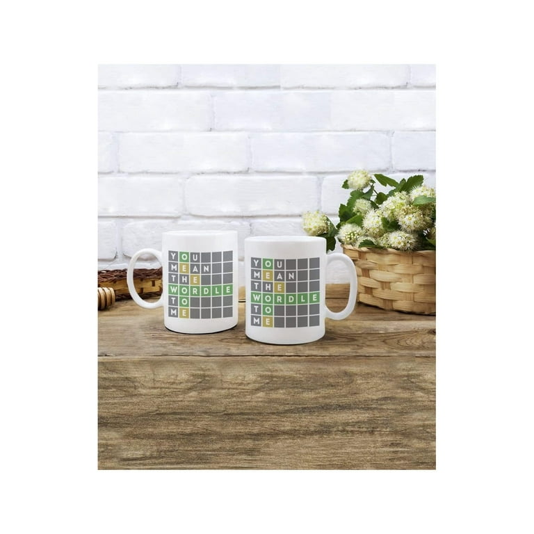 Wordle Cup Wordle Mug Funny Wordle Travel Coffee Ceramic Mugs Zoom Wordle  Puzzle Christmas Gift For Coworker Boss Its That Kinda Day - Laughinks