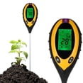 thumbnail image 2 of Probador de plantas 4 en 1, medidor de PH, luz solar, temperatura, medición de humedad, dispositivo de medición del valor de PH para plantas, jardín, granja, interior, exterior, 2 of 8