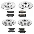 thumbnail image 3 of PowerStop Front and Rear Z23 Evolution Sport Carbon-Fiber Ceramic Brake Pad and Drilled & Slotted Rotor Kit Fits: CHEVROLET Select Models K2816, 3 of 10