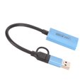 thumbnail image 3 of Tarjeta de captura de audio y video 4K Interfaz multimedia USB 3.0 HD a adaptador de captura de video USB C para transmisión en vivo de juegos Z29C, 3 of 12