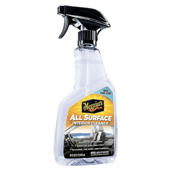 Meguiars G240616 All Surface Interior Cleaner 16oz All Purpose Cleaning Spray