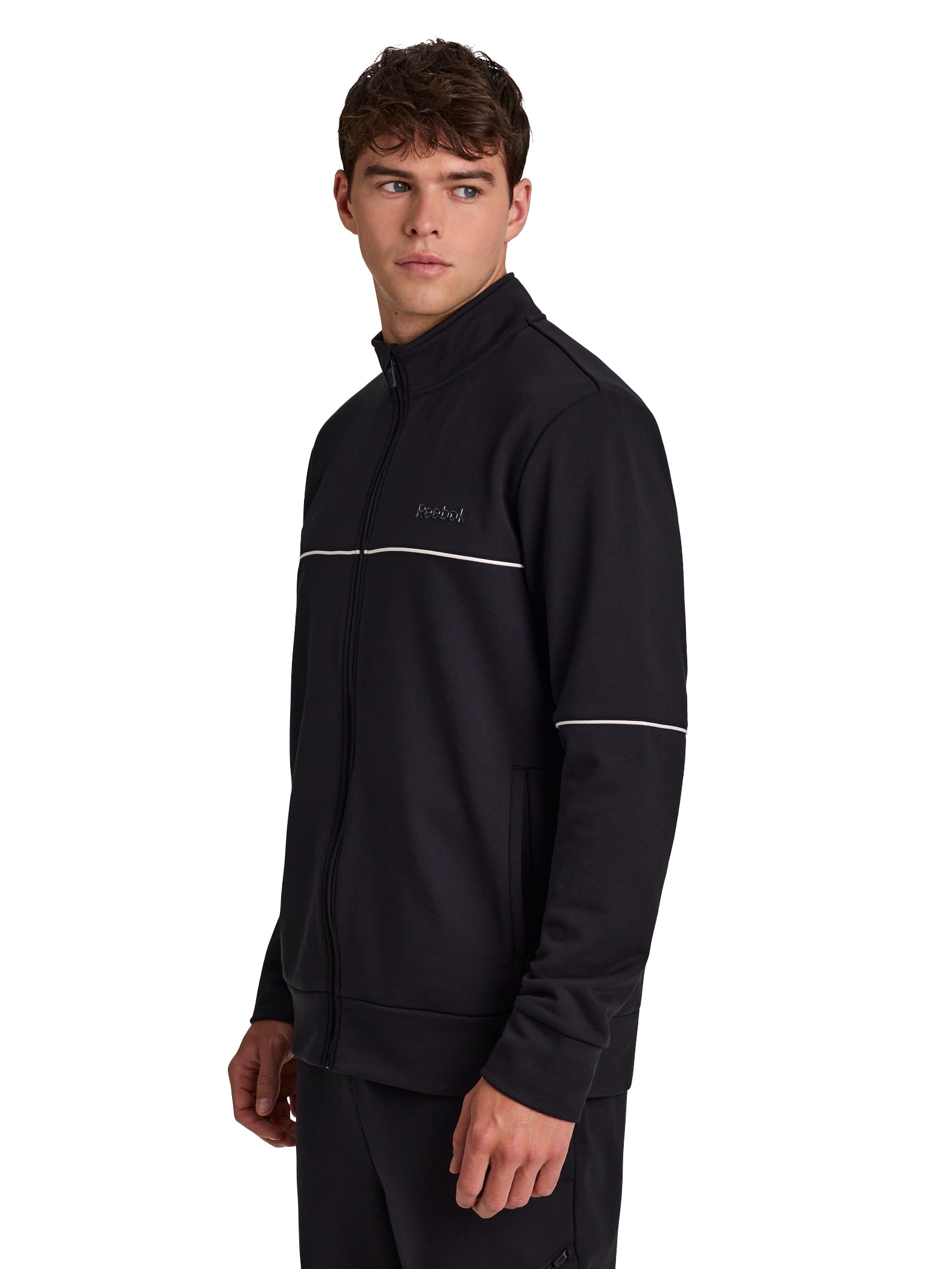 Reebok Men's and Big Men's Terry Full Zip Jacket, Sizes XS-5XL