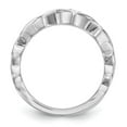 thumbnail image 2 of Solid 14K White Gold Diamond Wedding Band Ring Size 8 (.355 cttw.), 2 of 8