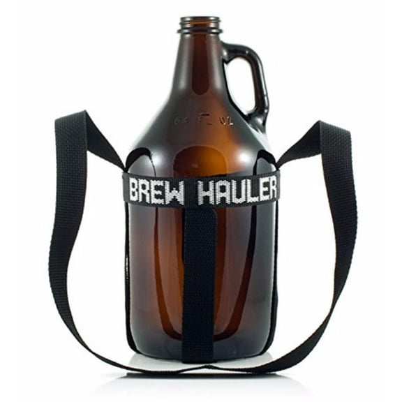 1/2 Gallon Amber Jug with Mini Brew Hauler