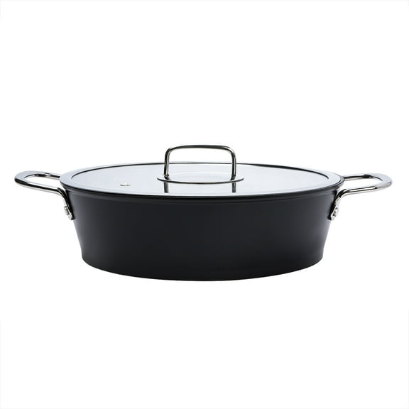 Serenk 26 cm Nonstick Pan, PFOA-Free Granite Coating, 2.5L, Oven and Stove Compatible