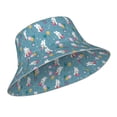thumbnail image 2 of Kdxio Reflective Bucket Hat - Rabbit And Balloon Print Bucket Hat for Men,Women, 2 of 9