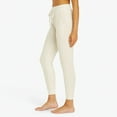 thumbnail image 2 of Women’s Fleece Jogger Pants Color White M, 2 of 4