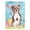 Staffordshire Bull Terrier - Red, variant on White Staffie Bull Terrier Easter Garden Flag