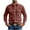 Wine, variant on Men's Casual Shirts Solid Color Long Sleeve Button Down Loose Lapel Shacket Shirt Tops With 2 Flap Pocket (3XL, Navy)