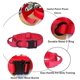 thumbnail image 4 of Collar táctico para perros Xqpetlihai, militar, ajustable, de nailon, rojo, 4 of 7