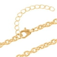 thumbnail image 5 of Blue Color Cameo White Crystal  Goldtone Carved Necklace for Women Jewelry for Women Size 20.5-22.5" Ct 4.92 Birthday Christmas Gifts, 5 of 8