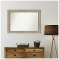 thumbnail image 5 of Amanti Art Custom Wall and Bathroom Mirror (30 x 42 in.), Trellis Silver Frame, 5 of 7