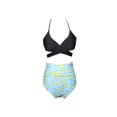 thumbnail image 1 of ITFABS Mother Daughter Swimsuit, Padded Bikini Set, Ruffle Floral Bathing Suit, 1 of 1