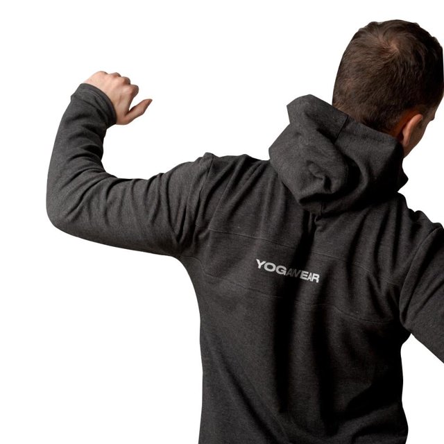 Sudadera Para Hombre Omen Yogawear Deportiva Negro Talla Gde