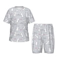 thumbnail image 1 of Balery Fun Rabbit Conjunto de Pijama Infantil de Manga Corta con Estampado – Ropa de Dormir de Algodón Suave-Small, 1 of 6