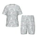 thumbnail image 1 of Balery Fun Rabbit Conjunto de Pijama Infantil de Manga Corta con Estampado – Ropa de Dormir de Algodón Suave-4X-Large, 1 of 6