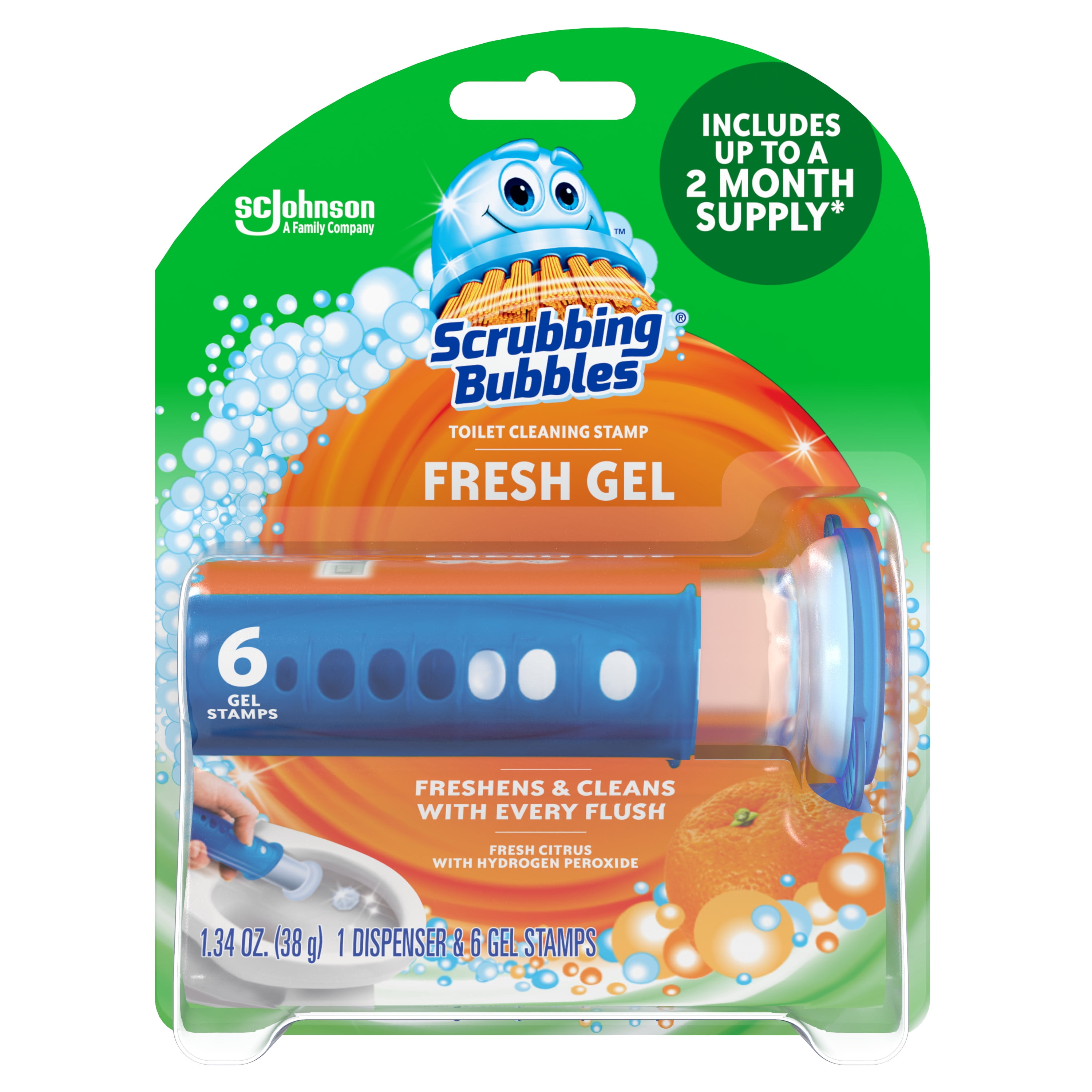 gel stamp toilet bowl cleaner
