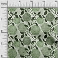 thumbnail image 2 of oneOone Georgette Viscose Green Fabric Floral Retro Craft Projects Decor Fabric Printed By The Yard 42 Inch Wide, 2 of 5