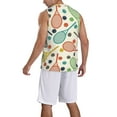 thumbnail image 5 of Wukai Racket and Tennis Ball Men’s Basketball JerseyLarge, 5 of 7