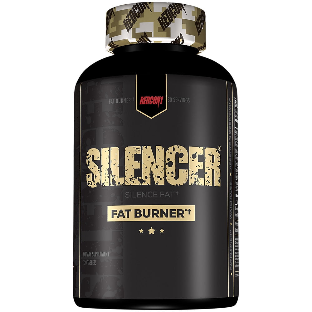 Redcon1 Silencer Fat Burner Support, StimulantFree, 120 Tablets