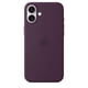 thumbnail image 4 of Funda para teléfono Apple iPhone 16 Plus de silicona con MagSafe Plum, 4 of 4