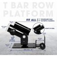 thumbnail image 2 of Plataforma de Fila de Barra en T de Lujo, giratoria 360° y fácil de Instalar, Compatible con Barras olímpicas de 2.54 cm estándar y 5.08 cm, 2 of 7