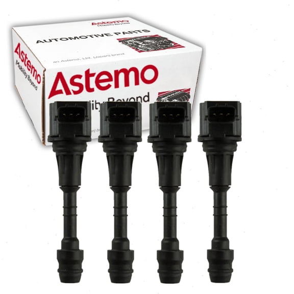 4 pc Hitachi IGC0001 Ignition Coils for 22448-ZE00A 22448-ZE00C C1672 E1051 Spark Plug Wire Boot