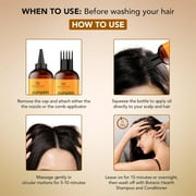 Botanic Hearth 100% Pure Pumpkin Castor Oil For Hair Growth | Infused with Pumpkin, Castor, Biotin | Hair Oil Repairs Dry Damaged Hair, Strengthening, Healthier - Hair Tonic, 6.7 fl oz