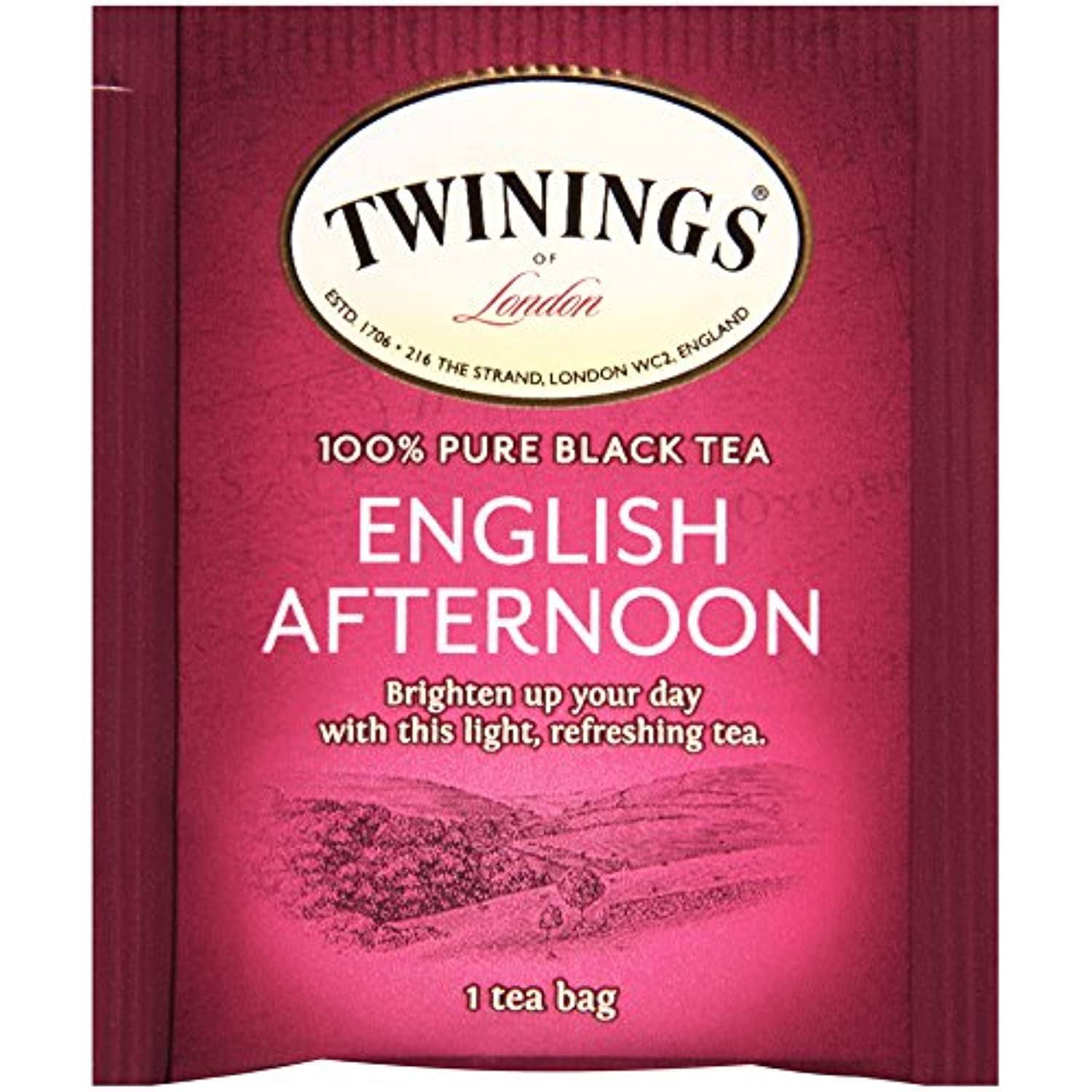 Twinings Of London English Afternoon Black Tea Bags, 20 Count (Pack Of 6)
