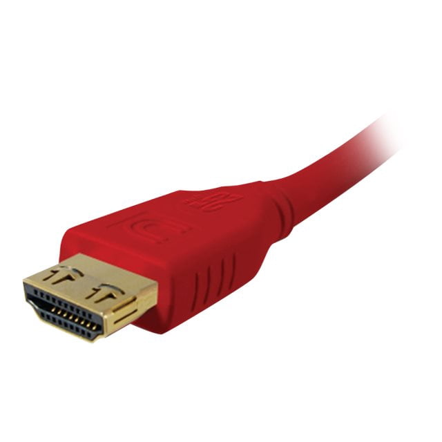 Comprehensive Pro AV/IT Series High Speed HDMI Cable with ProGrip, SureLength - HDMI cable - HDMI male to HDMI male - 12 ft - triple shielded - deep red
