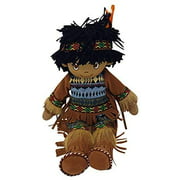Kinnex Collections 14" Native American Indian Plush Rag Doll - Atul & Aruna - DFB14001