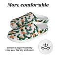 thumbnail image 6 of Lsque Cactuses Pattern Womens Comfort Cotton on Scuff With Memory Foam and Anti-skid Sole Slipper-46/47, 6 of 7