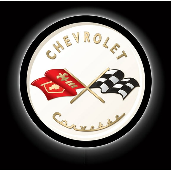 LED CORVETTE WHITE Signs
