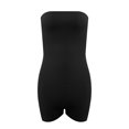 thumbnail image 3 of Women‘s Summer Solid Color Sexy Sports Inside Matching One Line Shoulder Jumpsuit Shorts, 3 of 4