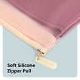thumbnail image 3 of U Brands Mesh Travel Pouch, 5.75" x 7", Merlot/Pink, 3 of 7