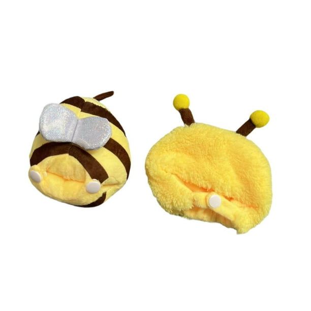 Pato de peluche de 15 cm, ropa suave para juego de simulación, regalo para niñas y niños, regalo DIY elegante y suave. amarillo