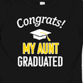 thumbnail image 4 of Inktastic Congrats My Aunt Graduated with Cap Boys or Girls Baby T-Shirt, 4 of 5