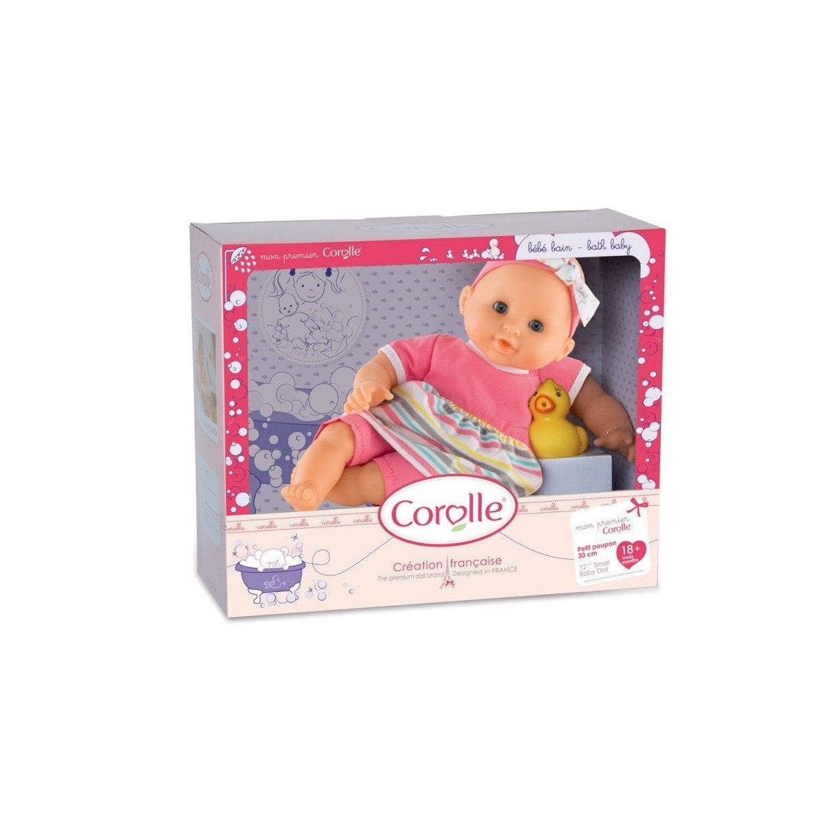 Corolle Mon Premier Bebe Bath Girl Baby Doll 12 Quot Walmart Com