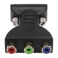 thumbnail image 2 of 3RCA RGB Female to HD 15-Pin VGA Style Component Video Jack Adapter Conventer, 2 of 6