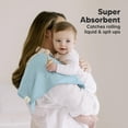 thumbnail image 3 of Paños para eructar KeaBabies Lumi Muslin, paquete de 5 unidades para bebés, niñas y niños, 3 of 9