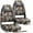A-Camo/Charcoal, variant on NORTHCAPTAIN Deluxe Camo High Back Folding Fishing Boat Seat,Stainless Steel Screws Included,Camo/Charcoal,2 Seats