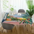 thumbnail image 3 of Yayeee Tablecloths 54" x 72" Rectangle Wrinkle Resistant Party Table Cover, Floral Seaside, 3 of 8