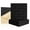 Black, variant on 7829 12Pcs Acoustic Wall Panels Brick Pattern Peels and Stick Sound Absorbing Panel