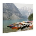 thumbnail image 4 of Stupell Industries Cliffside Canoe Dock Landscape Photography Gallery Wrapped Canvas Art Print Wall Art, 40 x 30, 4 of 8