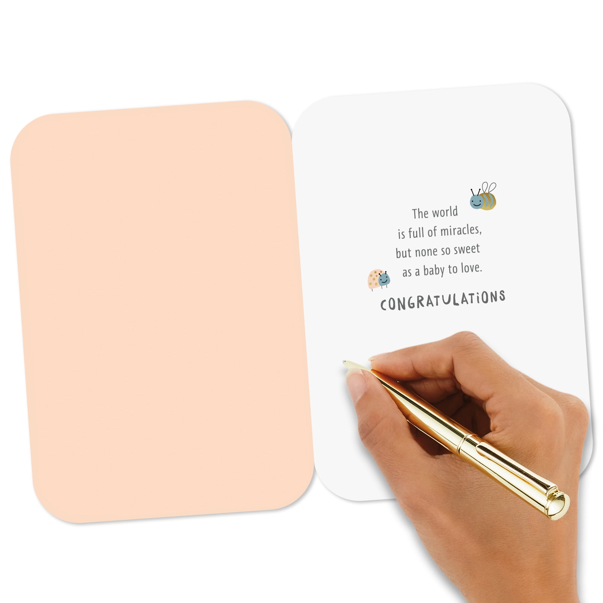 Hallmark New Baby Card (World of Miracles)