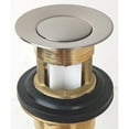 thumbnail image 3 of Builders Shoppe 2310BN All Metal Bathroom Sink Pop-Up Drain Assembly with Overflow Brushed Nickel Finish, 3 of 4