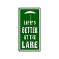 thumbnail image 1 of "Lake Life" Metal Sign, 1 of 1